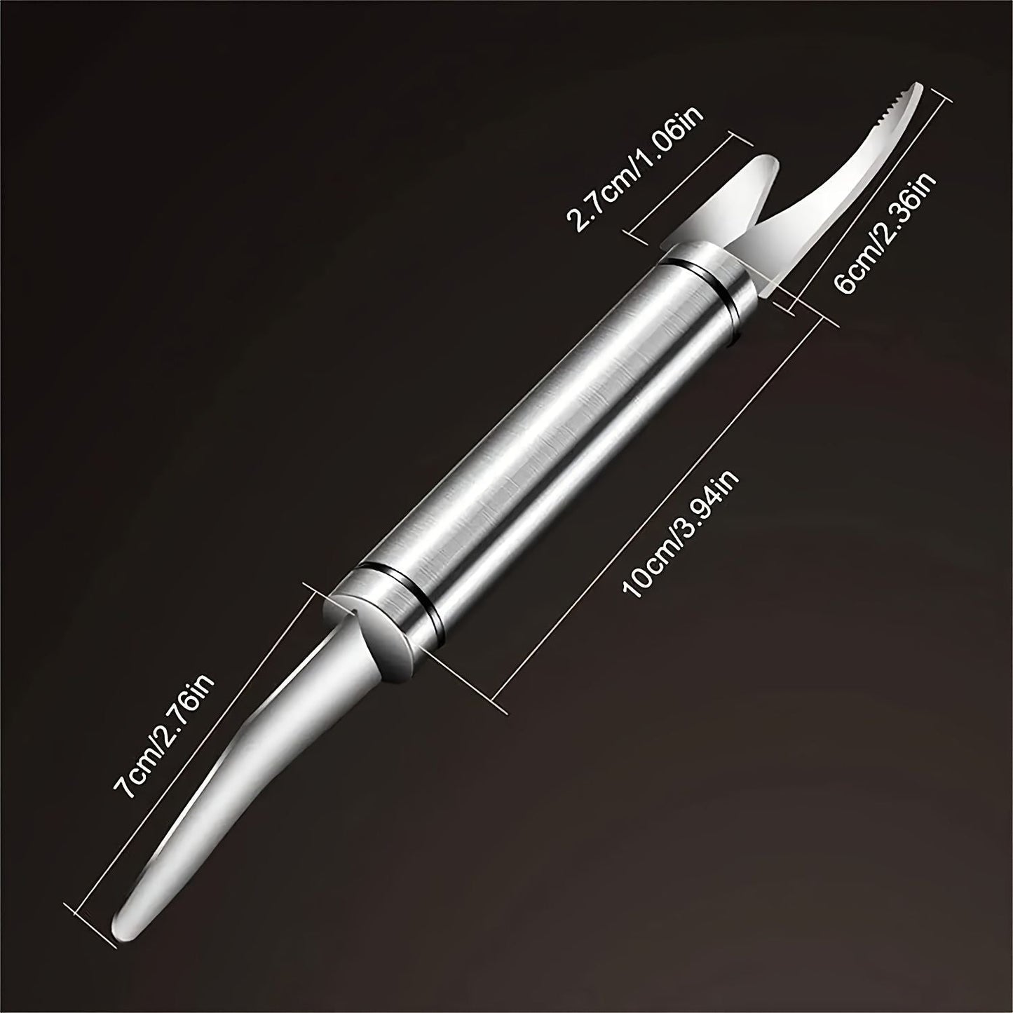 2pcs 5 In 1 Multifunctional Shrimp Line Fish Maw Knife Household Shrimp Line Knife; Fish Scale Planer Seafood Knives Tool For Kitchen