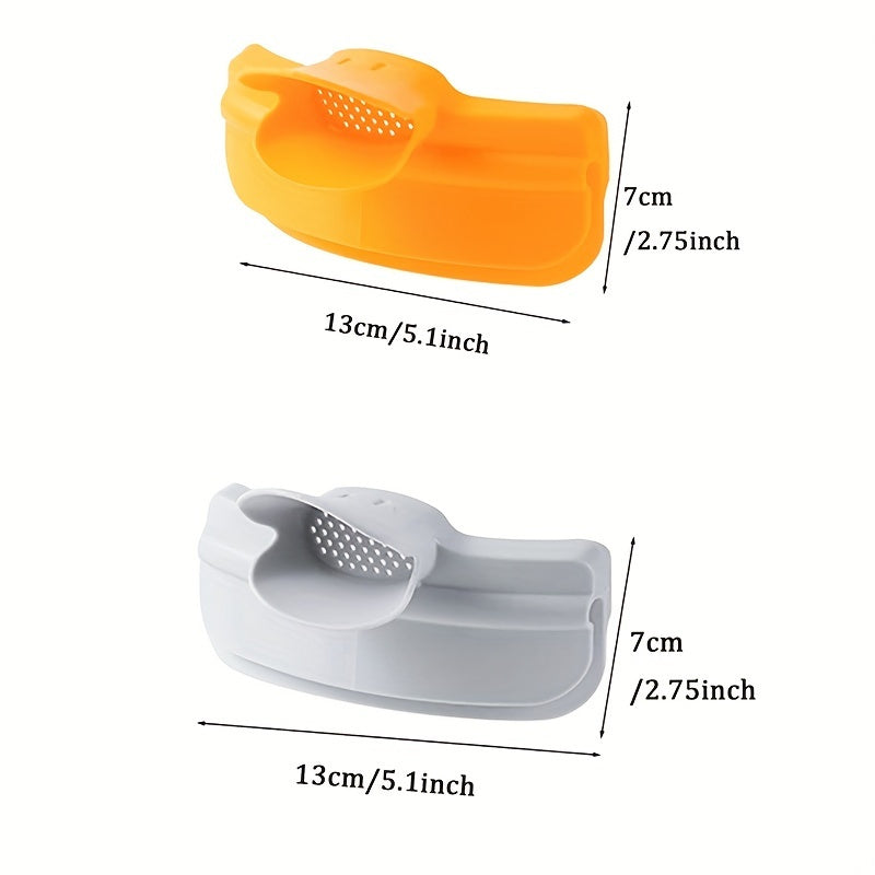 1pc; Anti-Spill Silicone Slip On Pour Soup Spout Funnel; Kitchen Dedicated Anti-Spill Pots Round Edge Deflector Pour Soup Funnel Duckbill Diversion Mouth
